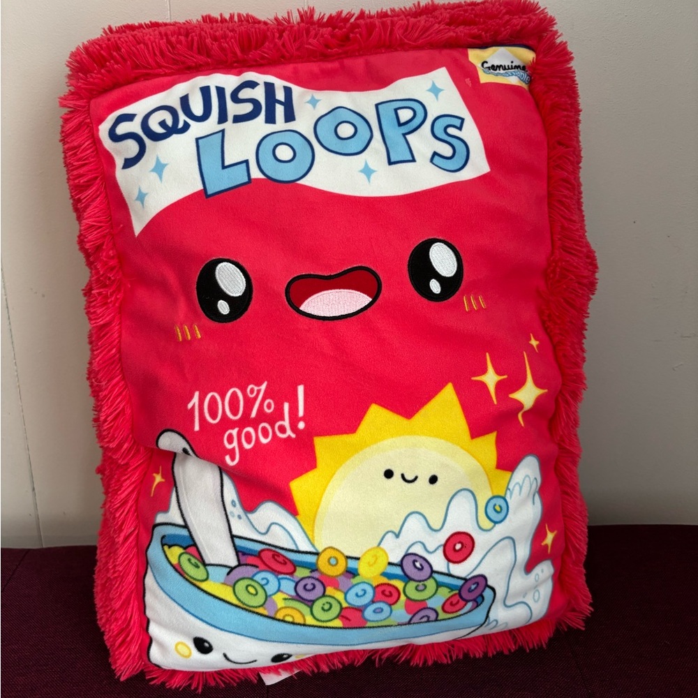Cute Squish Loops Pillow
